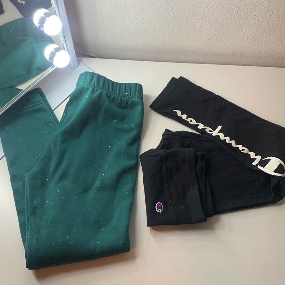 Two leggings girls size S/M